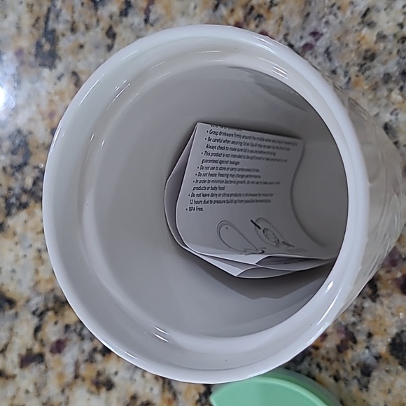 New Starbucks 2024 Summer Pearlescent Wave Luster Ceramic Travel Mug 12 Oz - Picture 5 of 7